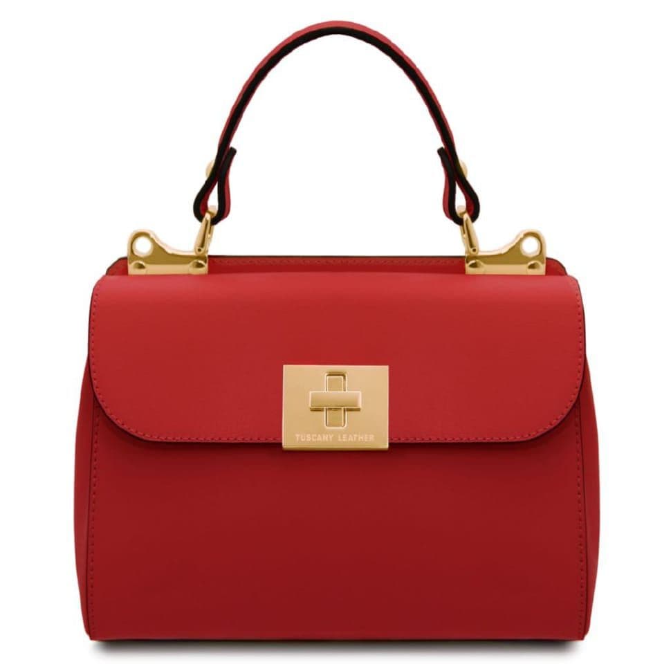 Жіноча шкіряна сумка Італія Armonia Tuscany TL142286 (Lipstick Red)