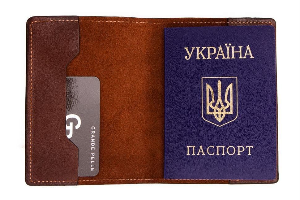 Обкладинка на паспорт GP 252623 шкіряна — 2