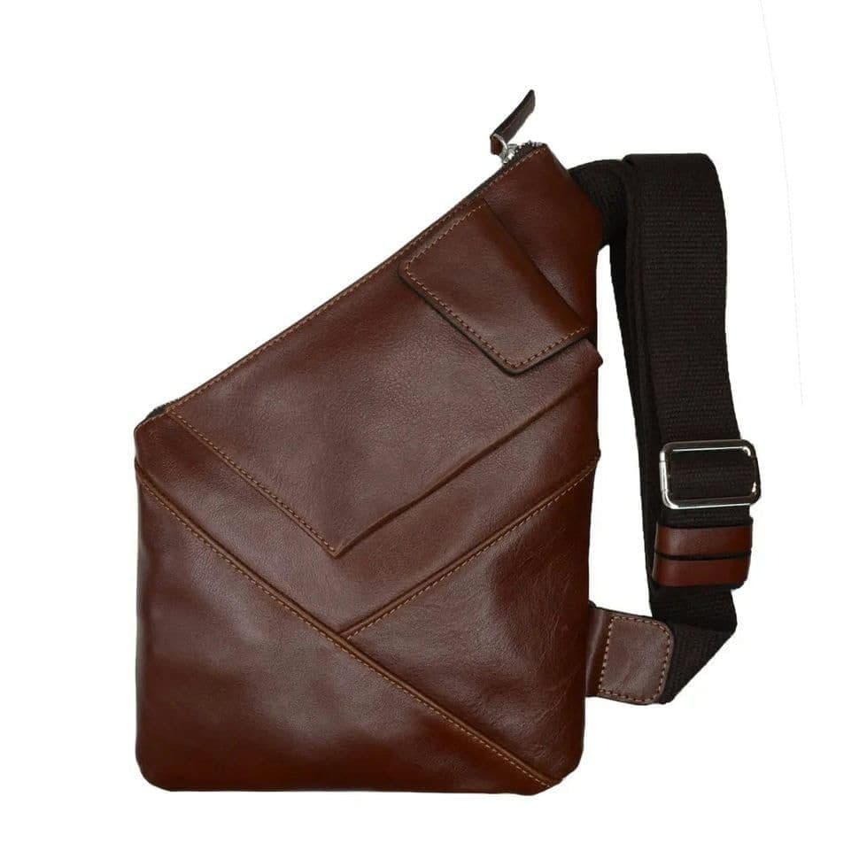 Чоловіча Нагрудна сумка слінг кобура Grande Pelle 721623 — 3