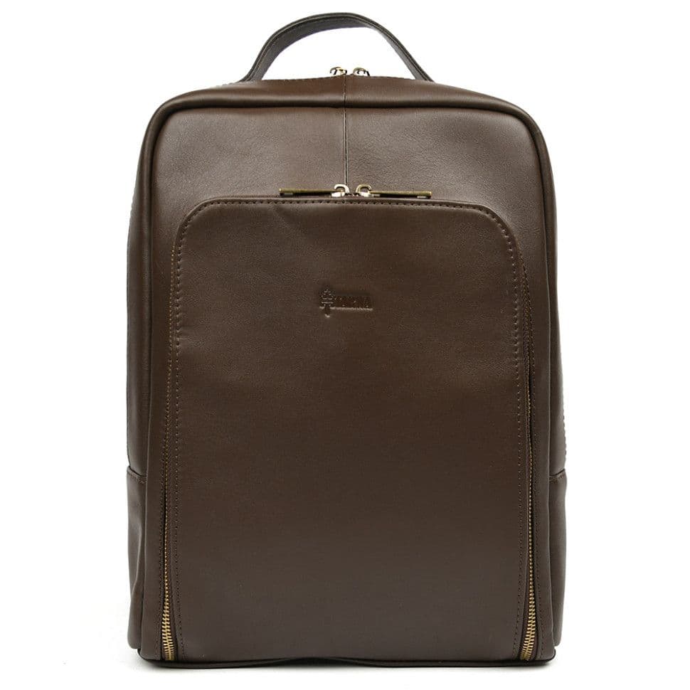 Ділової шкіряний рюкзак для ноутбука 14" GC-1239-4lx TARWA