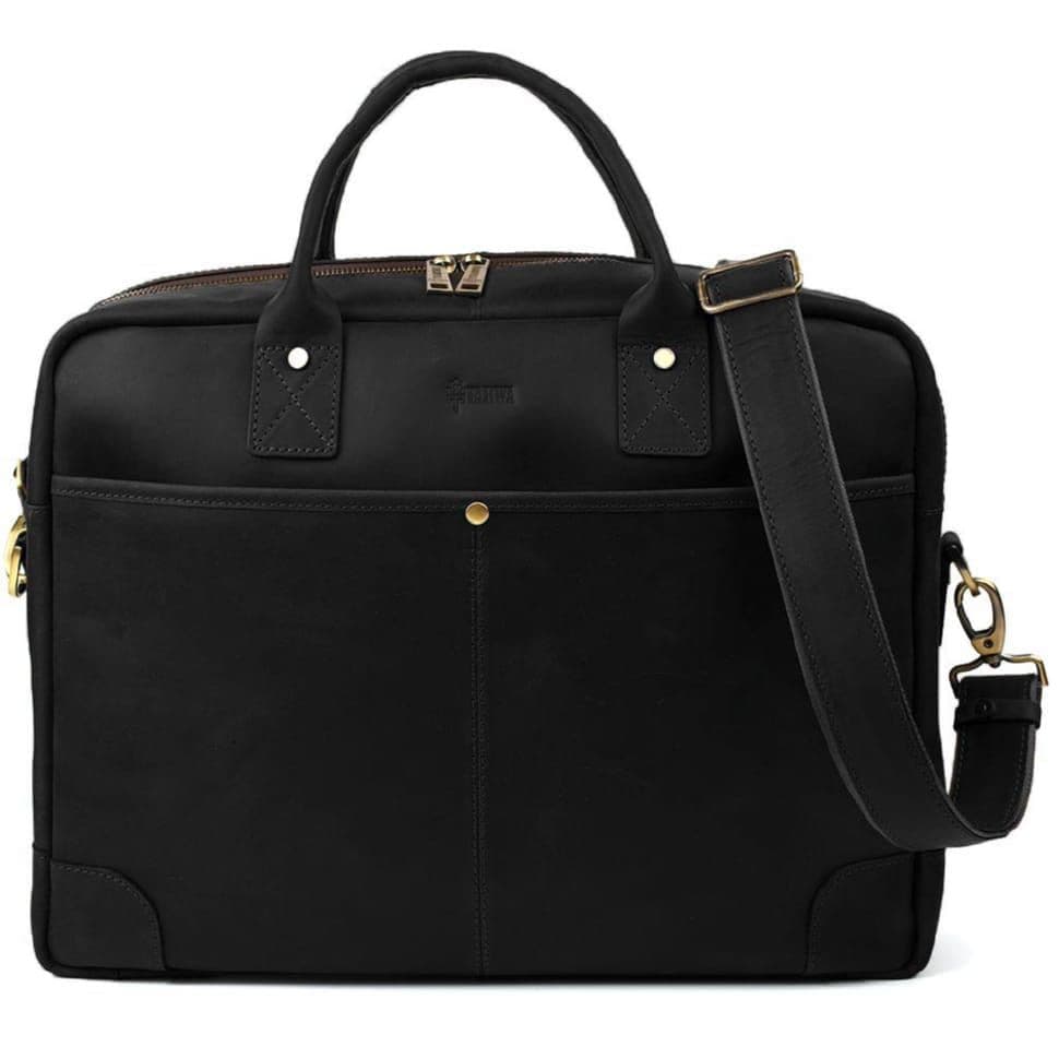 Чоловіча сумка для ноутбука 17 дюймів, документів RA-0458-4lx TARWA чорна