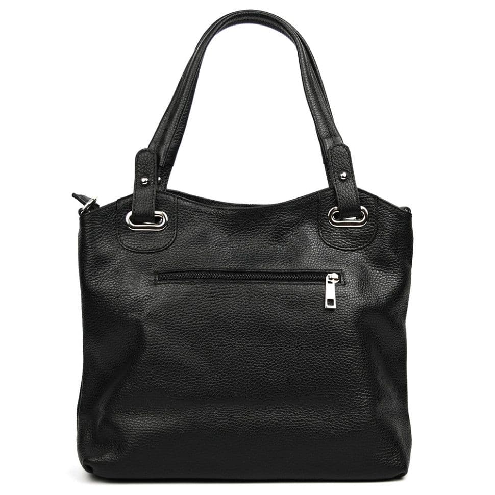 Шкіряна жіноча сумка Virginia Conti Italy - Art2234black — 3