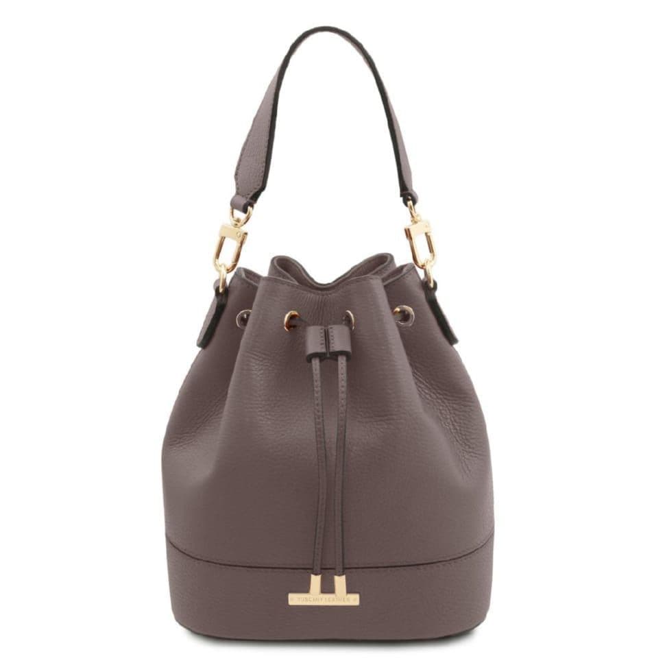 Жіноча сумка - відро TL142146 (bucket bag) від Tuscany (сірий)