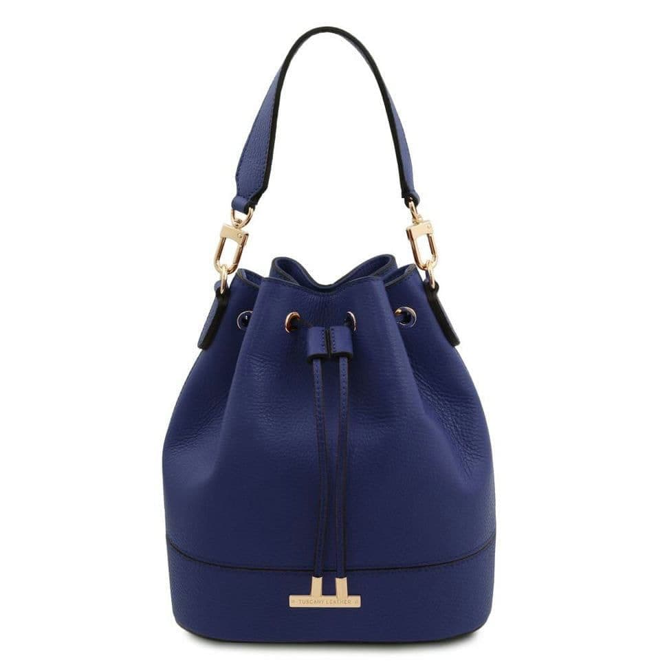 Жіноча сумка - відро TL142146 (bucket bag) від Tuscany (Темно-синій)