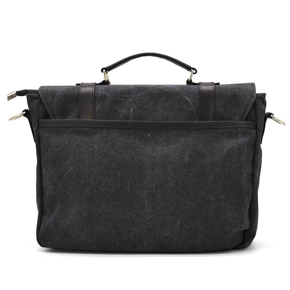 Чоловічий портфель з канвас і шкіри наппа TARWA RAg-3920-3md — 4