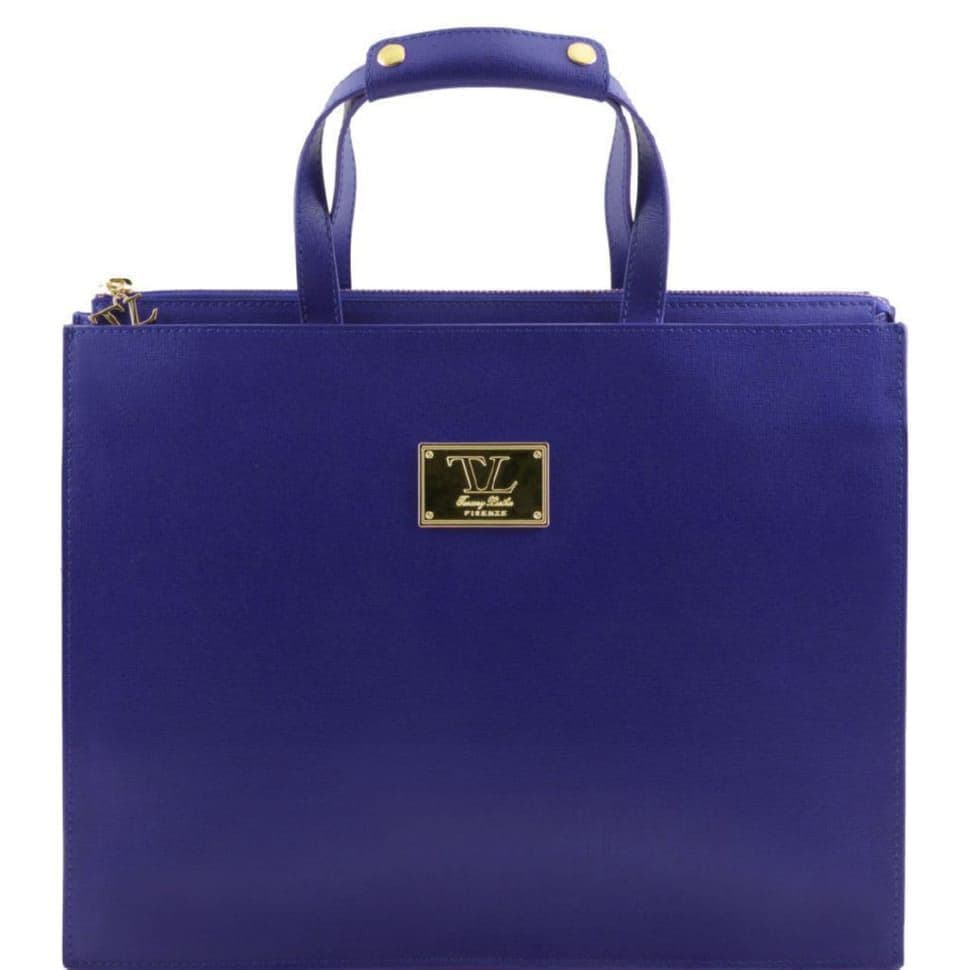 PALERMO - жіночий шкіряний портфель Tuscany Leather TL141369 (синій)