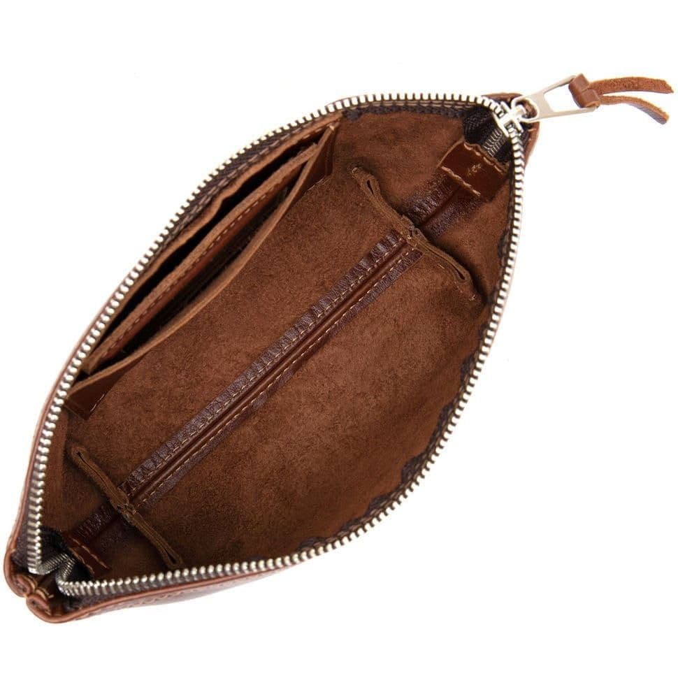 Косметичка несесер Grande Pelle 805623 терракот — 4