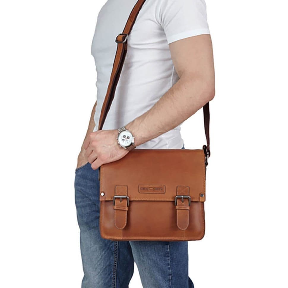 Сумка планшет через плече HILL BURRY HB4091B горизонтальна — 4
