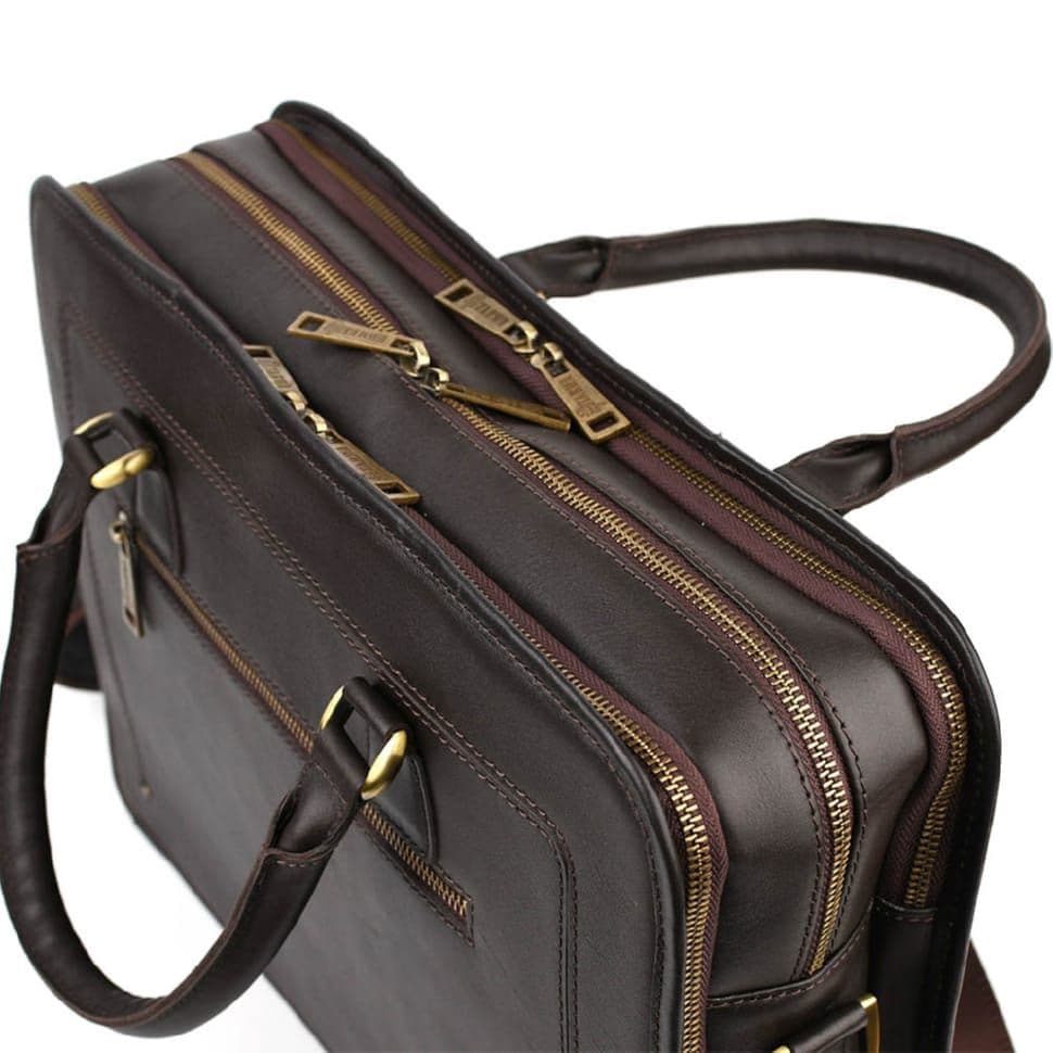 Сумка-портфель для ноутбука шкіряна GC-4666-4lx TARWA — 2