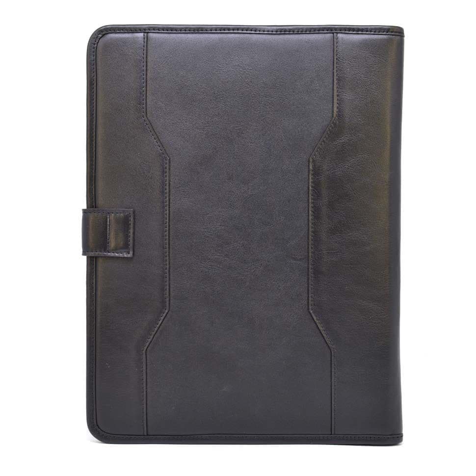 Шкіряна папка портфолио відкритого типа з хлястиком формату А5 А4 TARWA GA-2141-4lx — 3