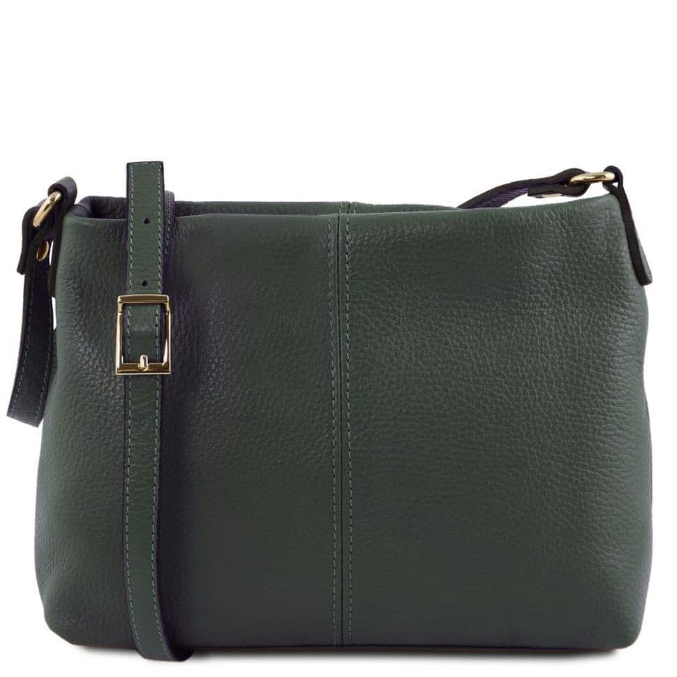 Жіноча шкіряна сумка через плече TL141720 Tuscany Leather (Forest Green)