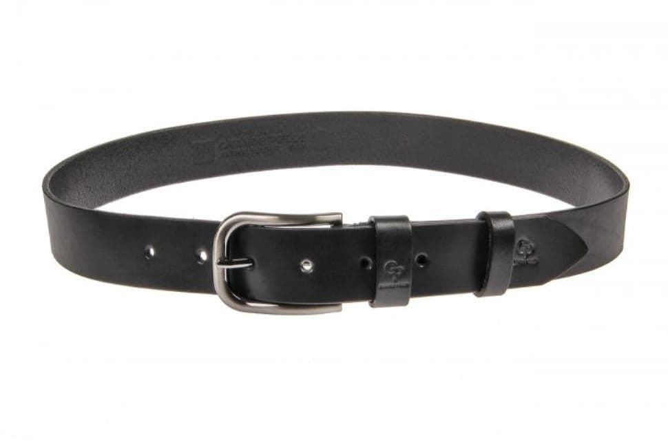 Чоловічий шкіряний ремінь для брюк і джинс Grande Pelle Casual 430011200 — 2