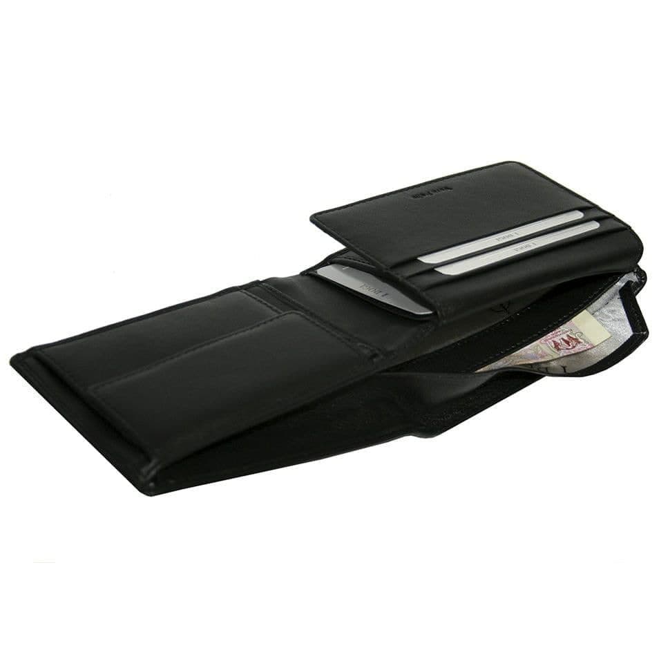 Портмоне шкіряне Cortina 5051 nero чорний — 3