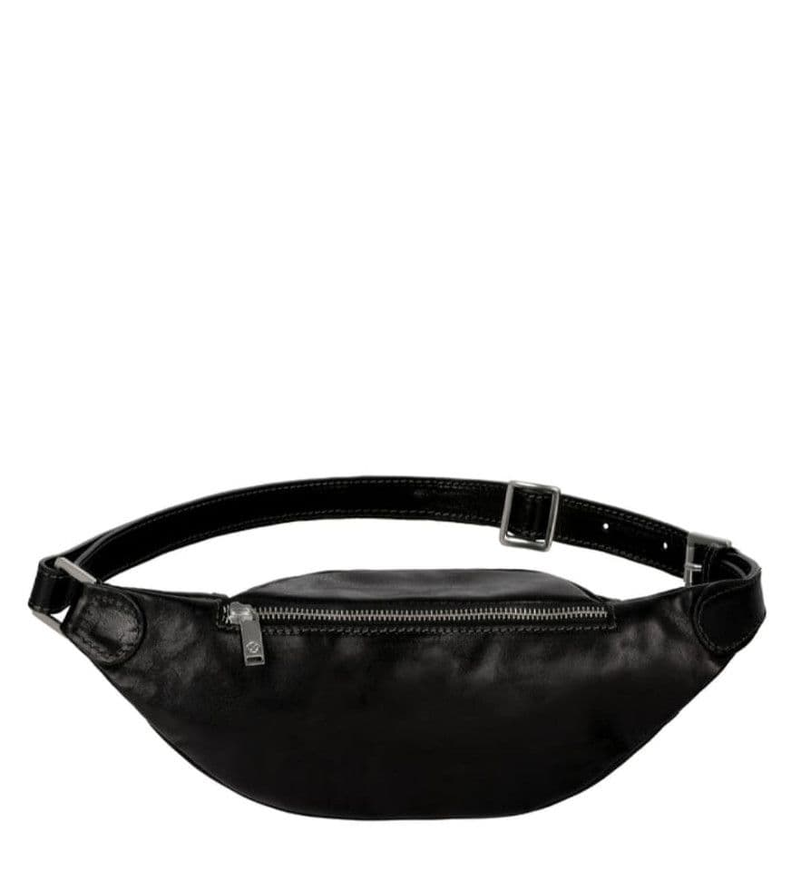 Жіноча шкіряна сумка-слінг Belly Bag - Independent People - чорний колір - Time Resistance 5225001W — 4