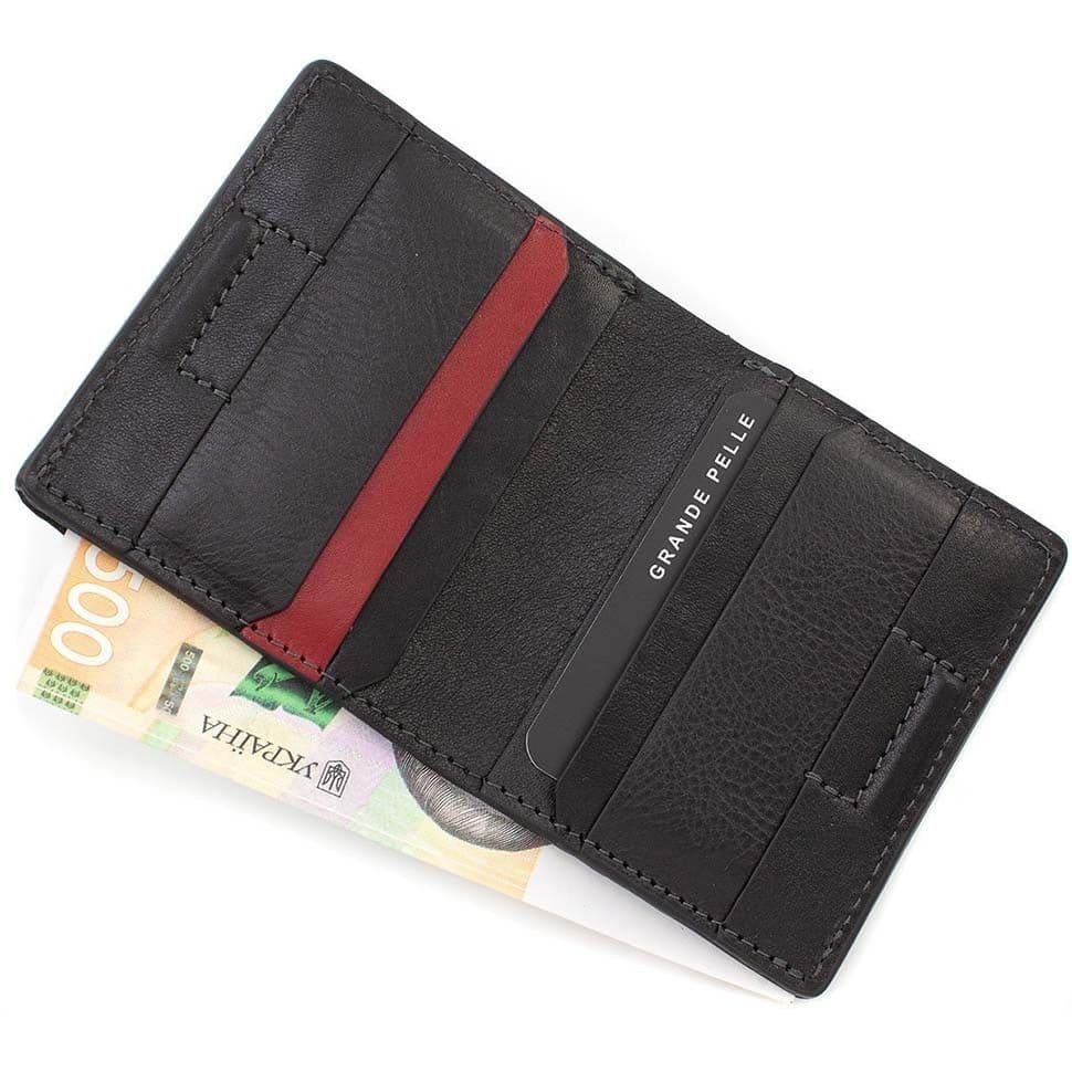 Невелике чоловіче шкіряне портмоне Grande Pelle 52761060 — 2