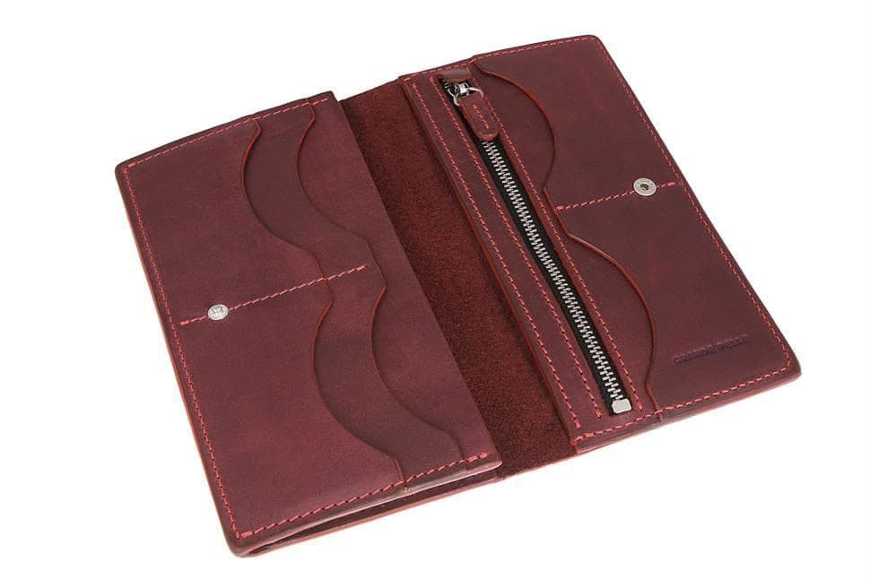 Портмоне Зinturino, бордо Grande Pelle 512161 — 2