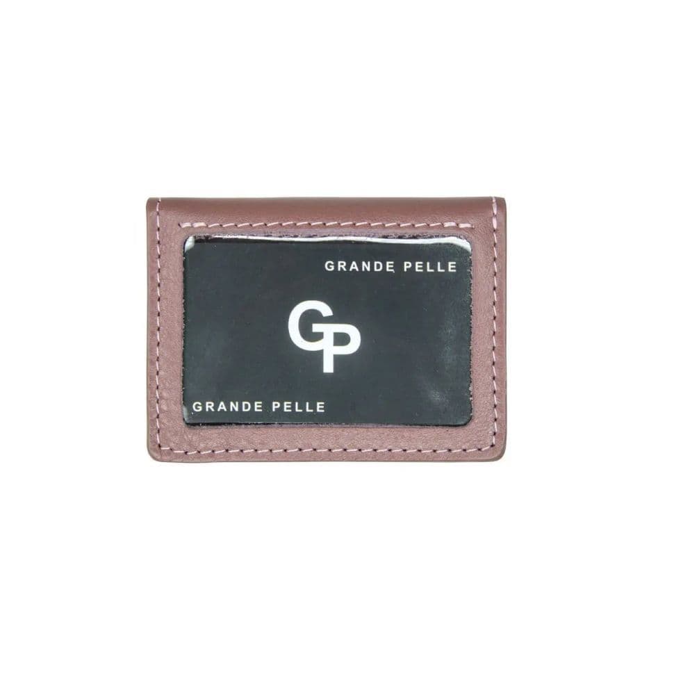 Обкладинка на права ID паспорт автодокументи Grande Pelle 221665 пудра — 3