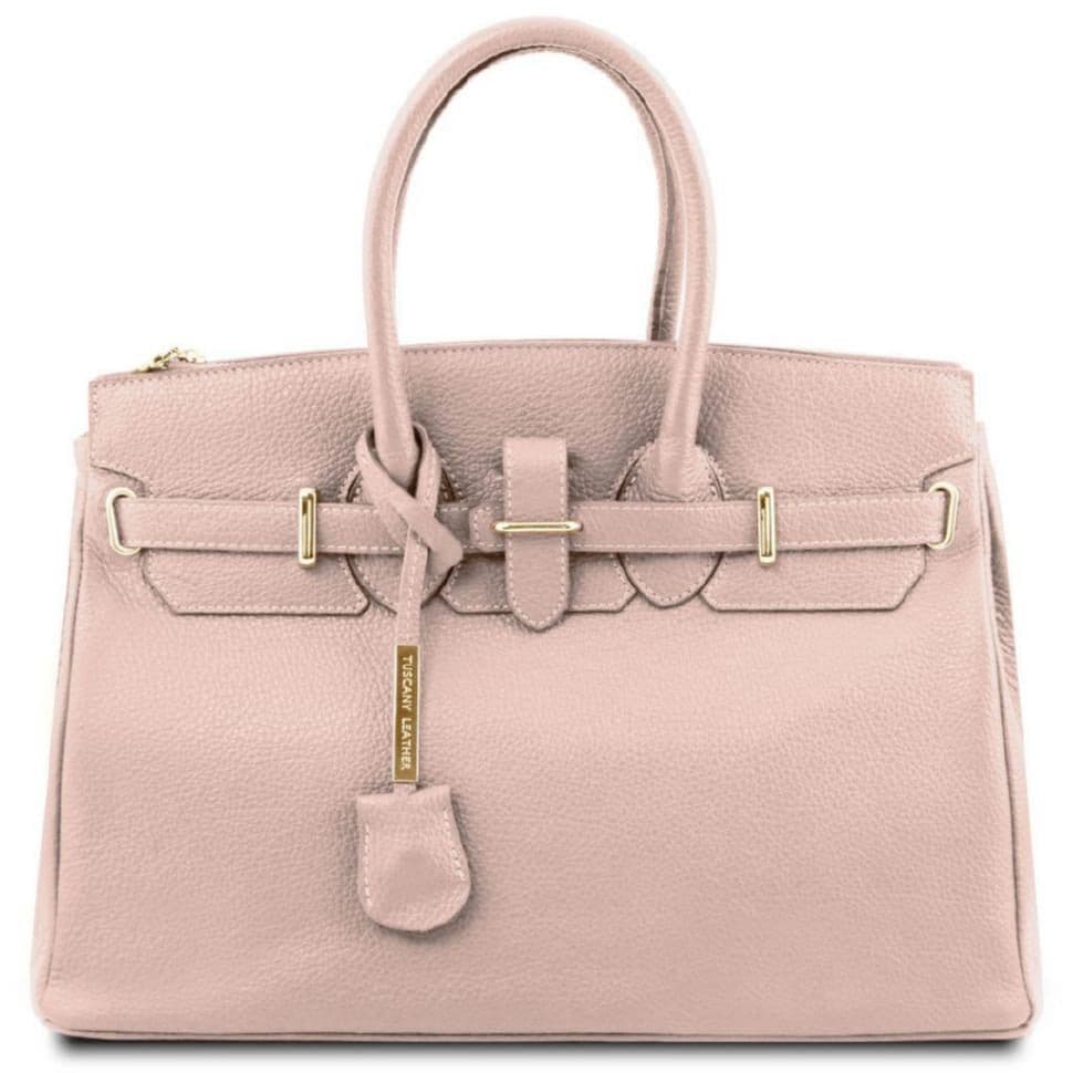 TL Bag шкіряна сумка жіноча Tuscany TL141529 (Nude)