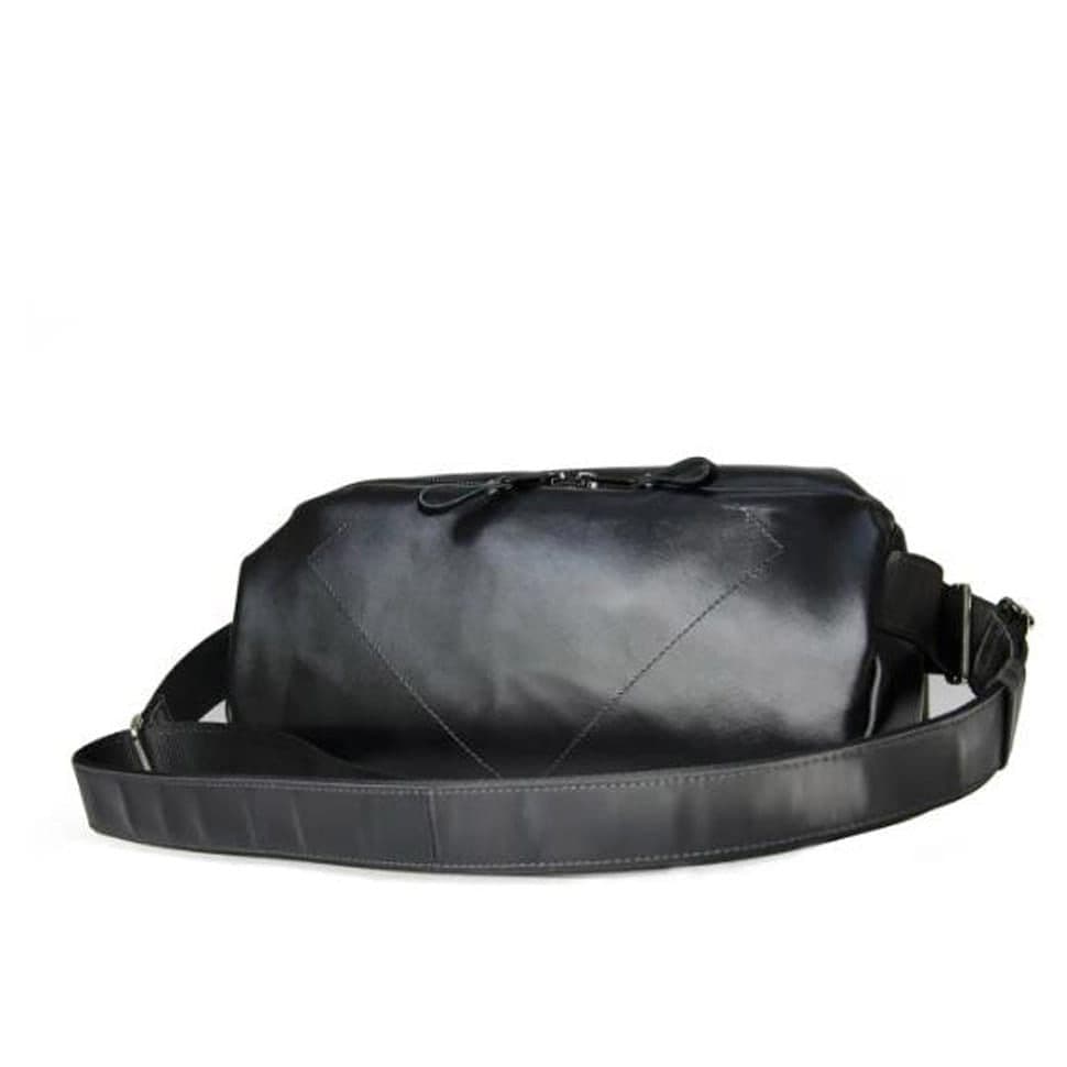 Шкіряна сумка на пояс бананка Grande Pelle 742610 — 4