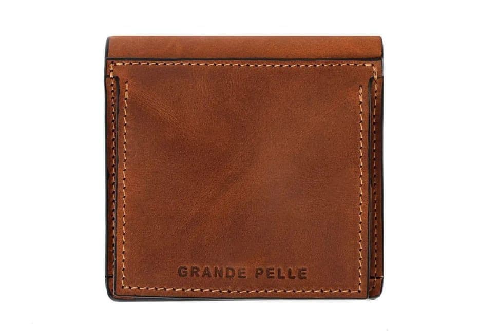 Портмоне Lettera з монетницей, терракот Grande Pelle 537123 — 4