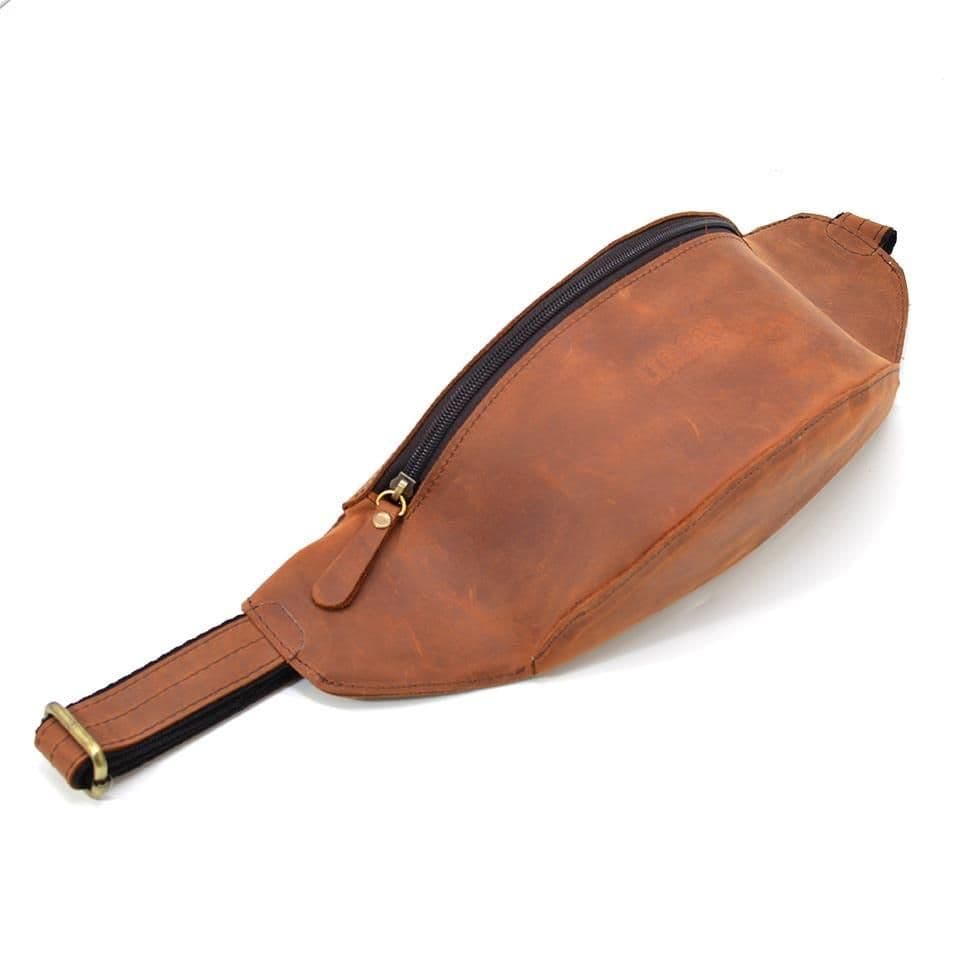 Шкіряна сумка на пояс бананка LIMARY Lim-035RB — 4
