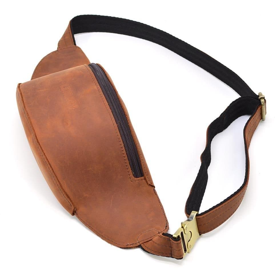 Шкіряна сумка на пояс бананка LIMARY Lim-035RB — 3