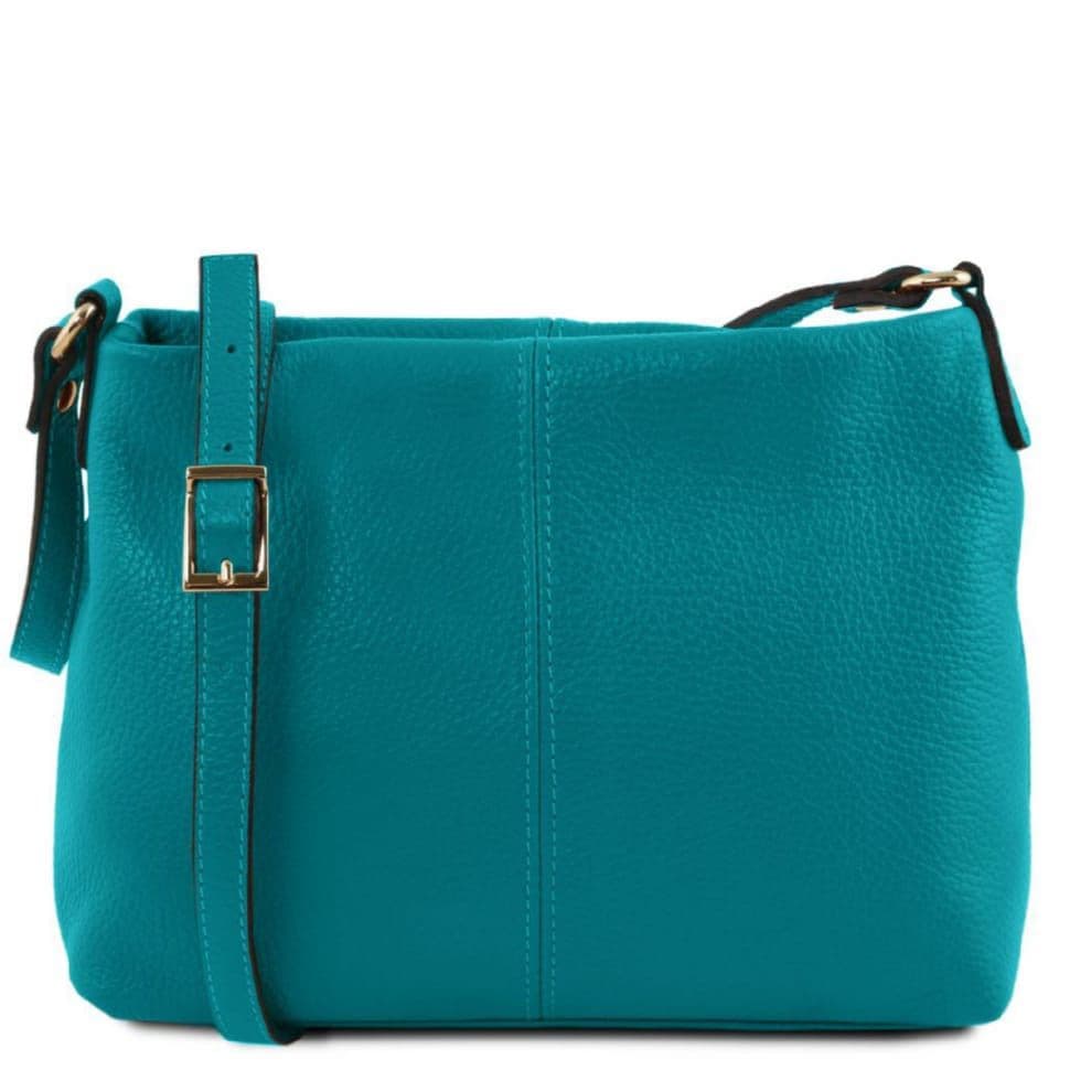 Жіноча шкіряна сумка через плече TL141720 Tuscany Leather (бірюзовий)