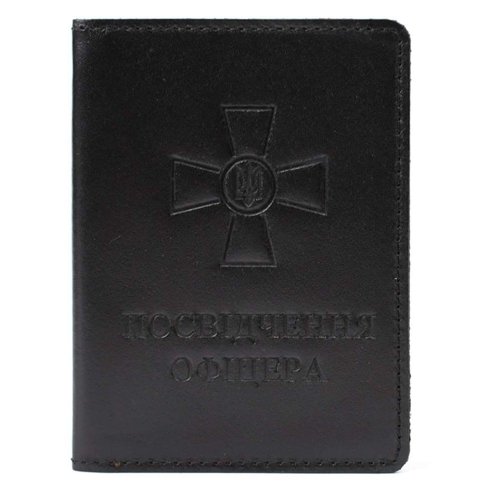 Шкіряна обкладинка для удостовения офицера Limary Lim-3992GA чорна