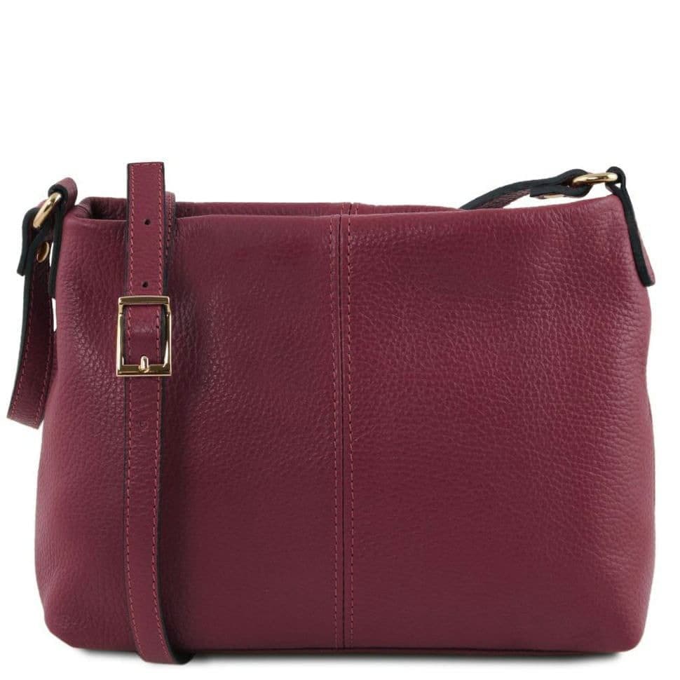 Жіноча шкіряна сумка через плече TL141720 Tuscany Leather (Bordeaux)