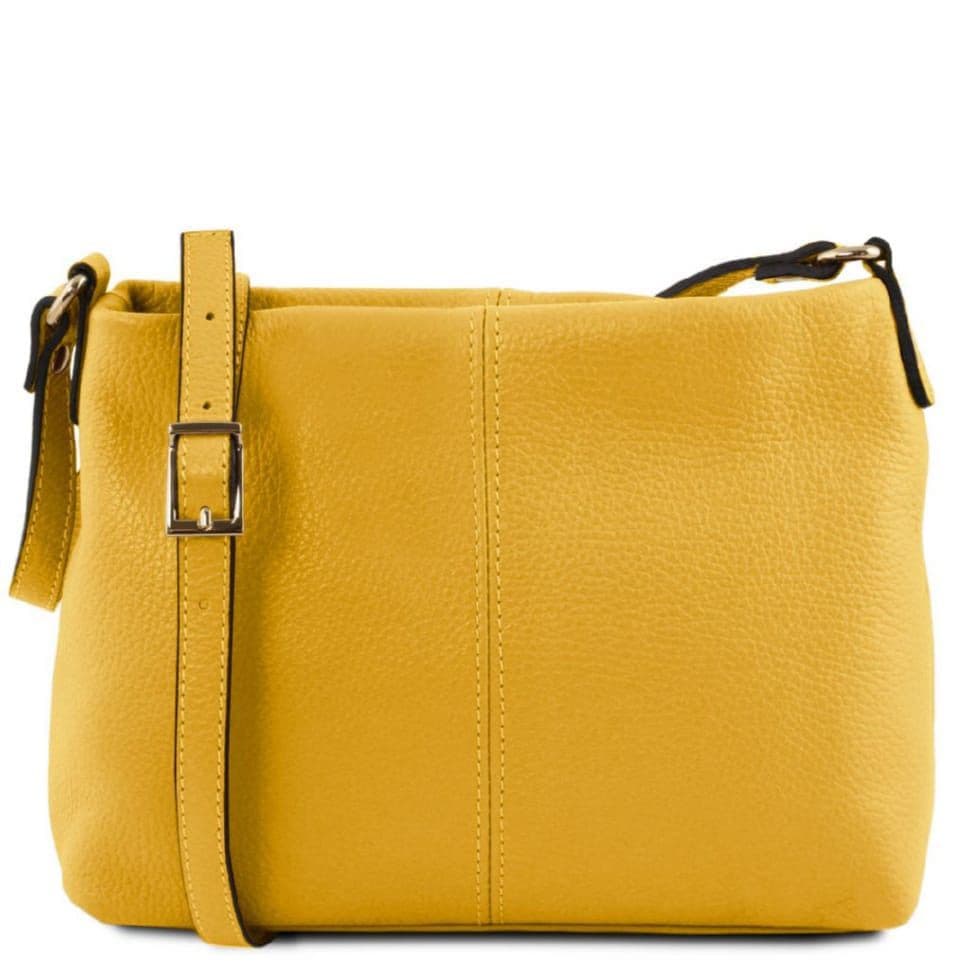Жіноча шкіряна сумка через плече TL141720 Tuscany Leather (жовтий)