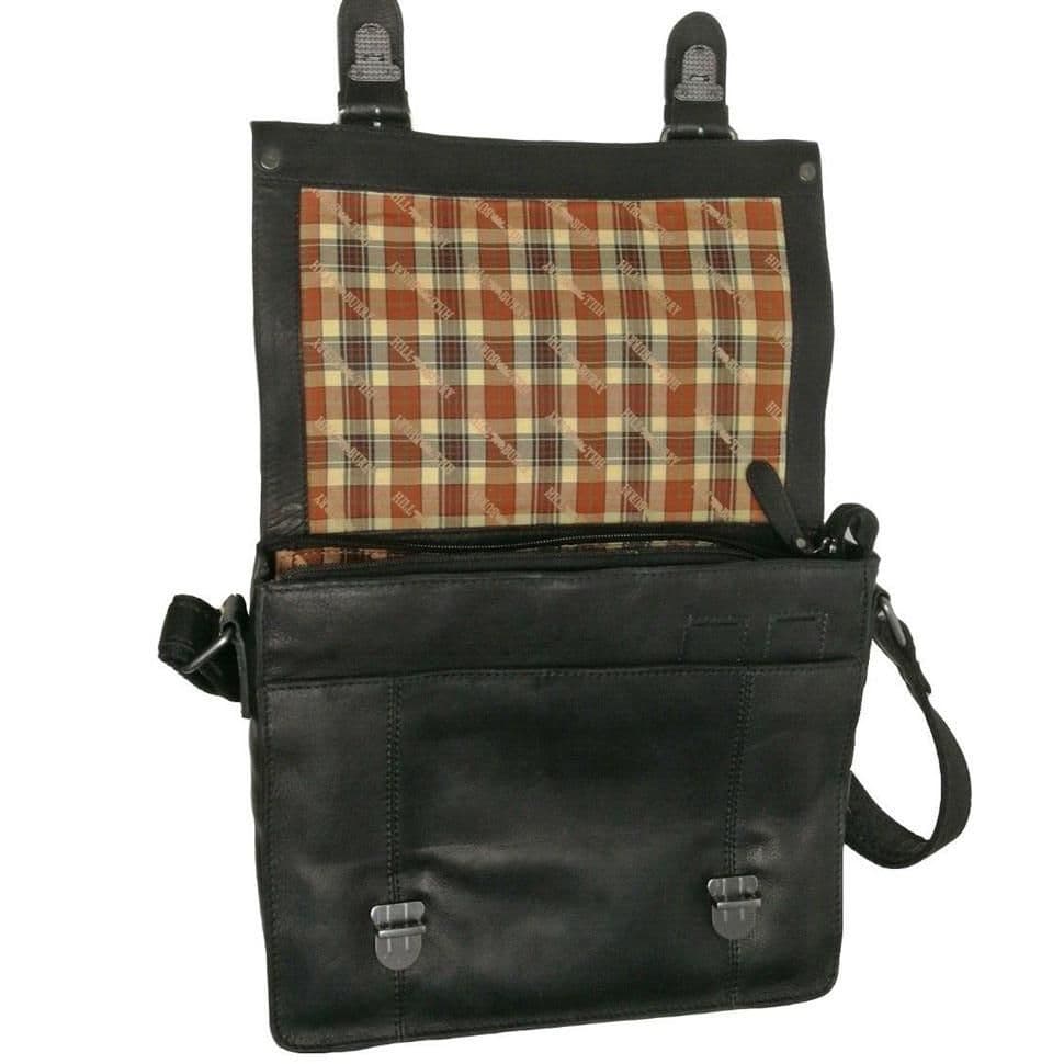 Чоловіча сумка планшет чорного кольору Hill Burry HB4091A — 2