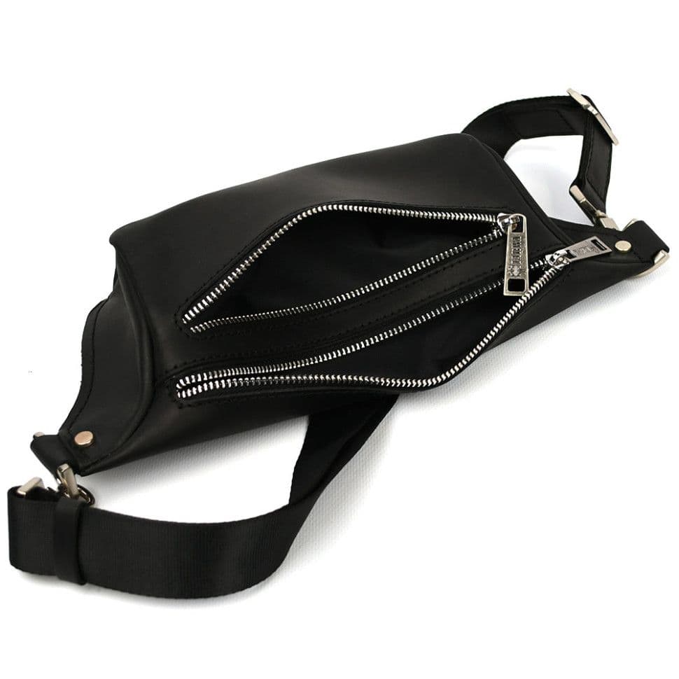 Поясна сумка бананка у розмірі М TARWA RA-3105-3lx чорна 3 відділення — 2