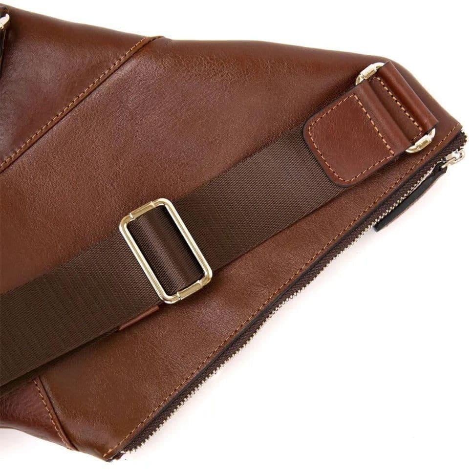 Чоловіча Нагрудна сумка слінг кобура Grande Pelle 721623 — 4