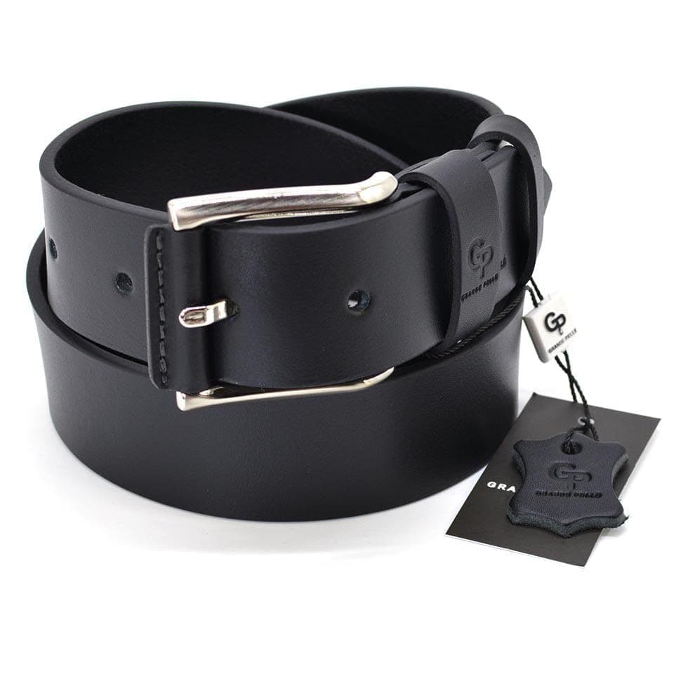 Шкіряний ремінь Quadro GP Grande Pelle 410013701 чорний — 3