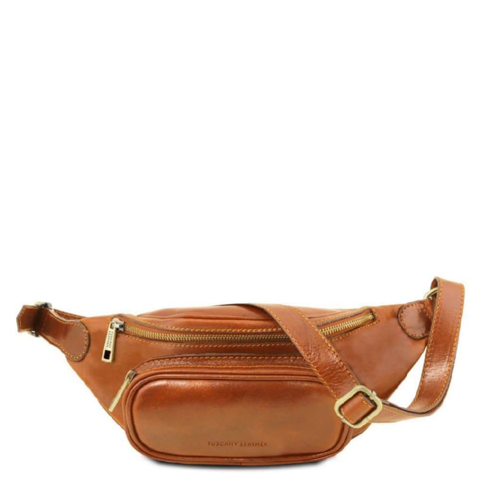 Поясна шкіряна сумка TL141797 TUSCANY LEATHER (Мед)