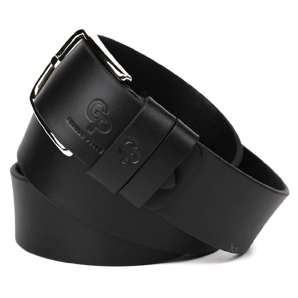 Шкіряний ремінь чорний 40мм Grande Pelle 410012300 — 3