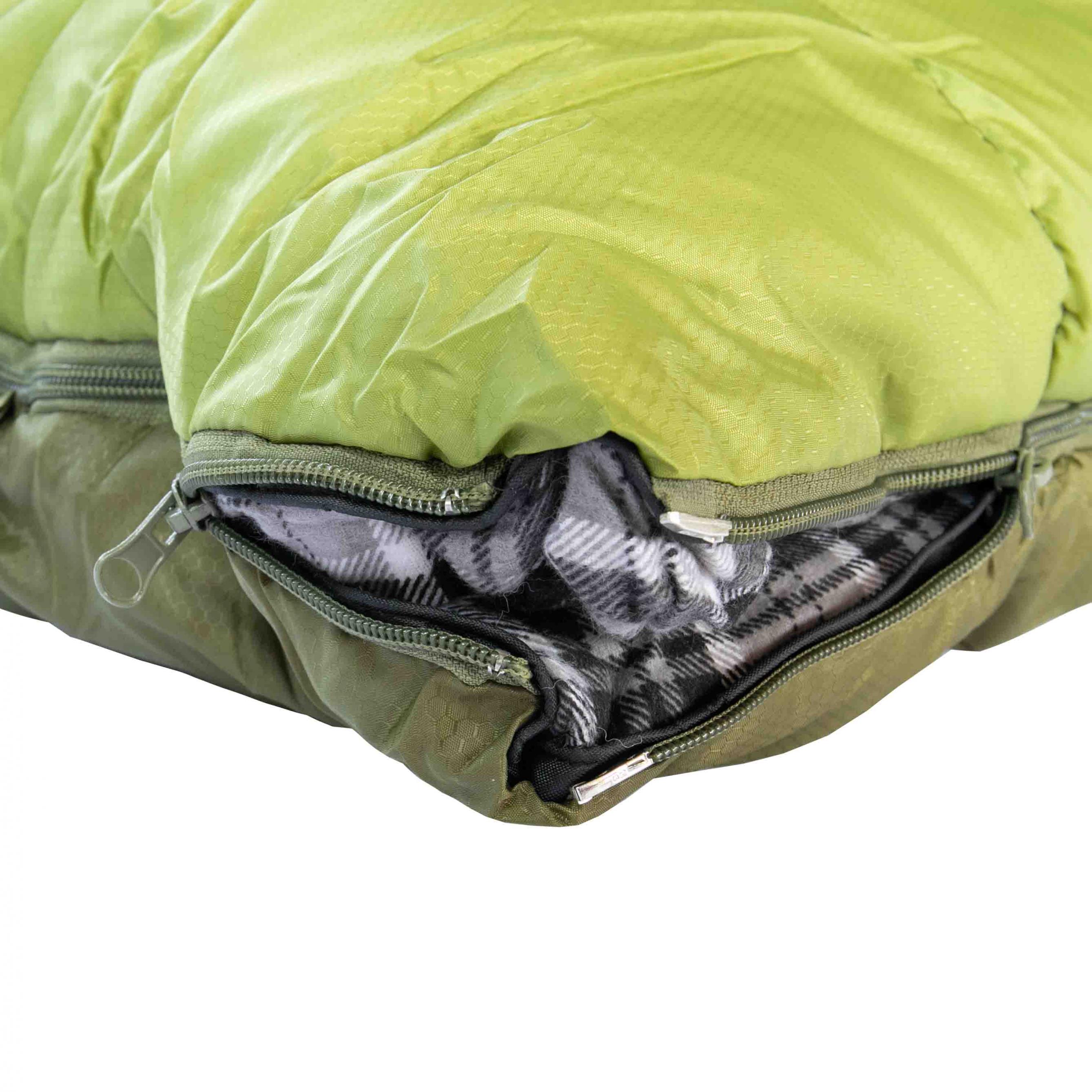 Спальний мішок Tramp Sherwood Regular ковдра правий dark-olive/grey 220/80 UTRS-054R — 3