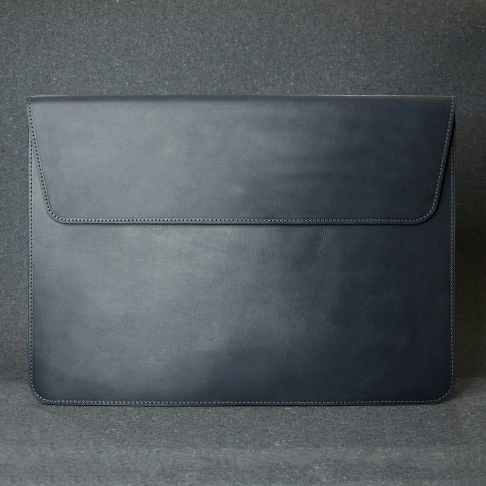 Шкіряний чохол для MacBook 13 ' шкіра Crazy Horse синій
