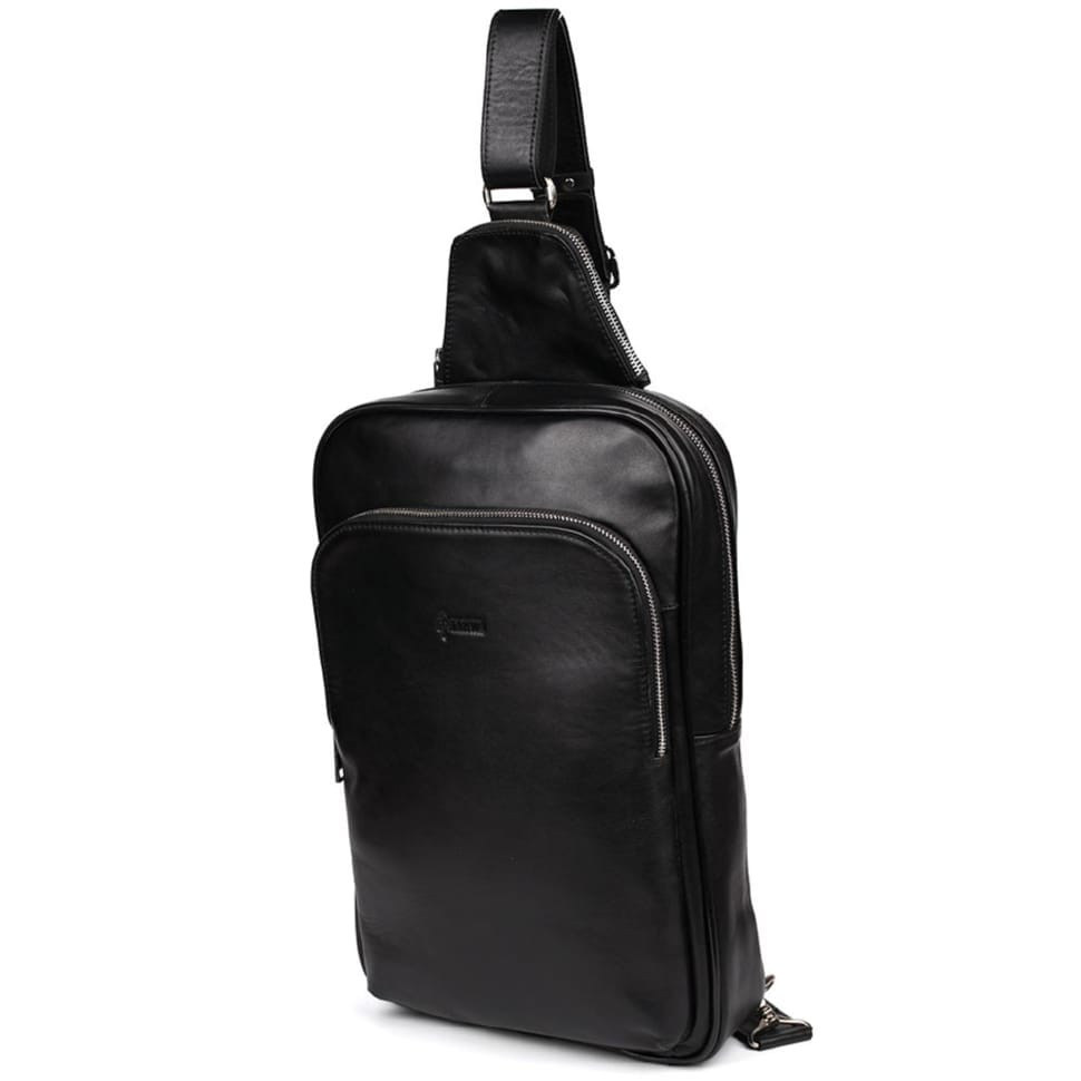 XL слинг, шкіряний рюкзак на одне плече TARWA GA-0105XL-4lx — 3