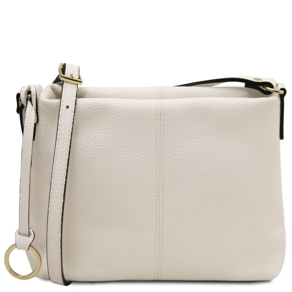 Жіноча шкіряна сумка через плече TL141720 Tuscany Leather (білий)