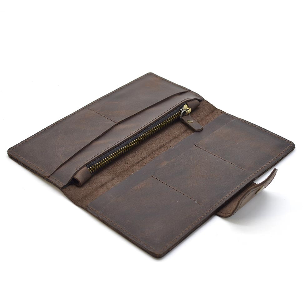 Чоловіче вертикальное портмоне на кнопке TARWA RC-wall-003 — 3