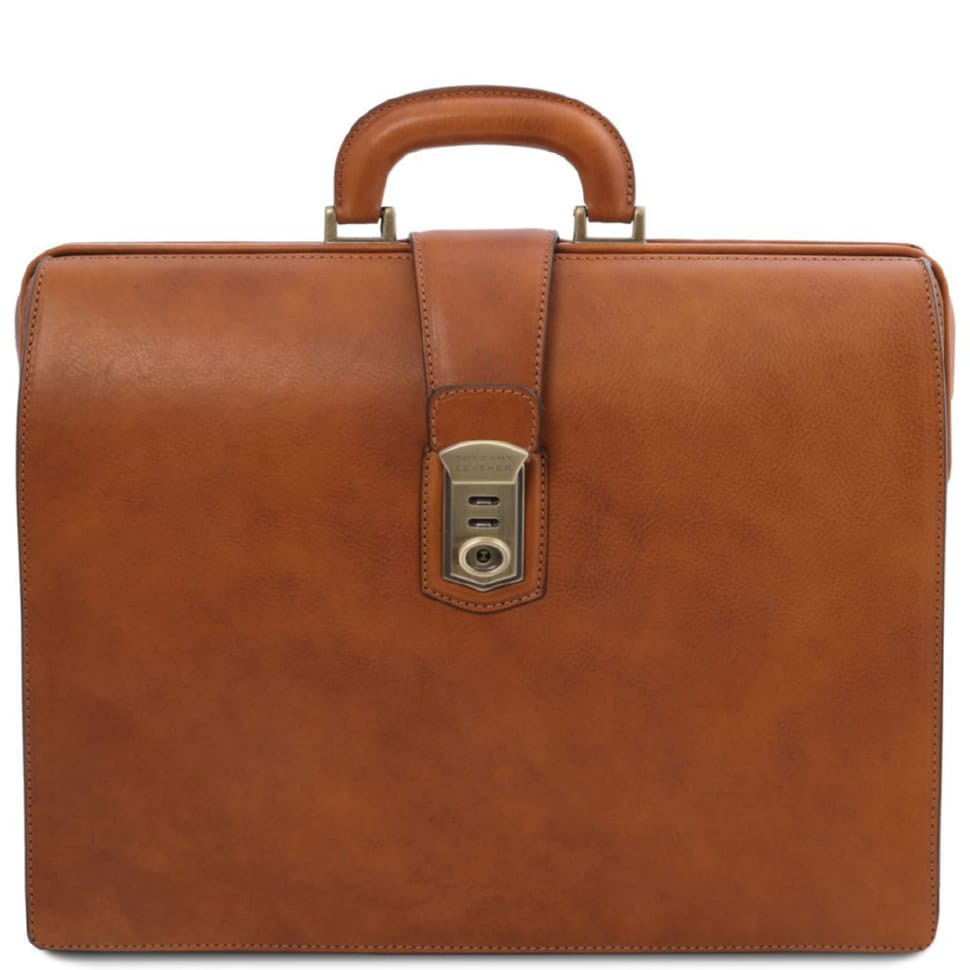 Шкіряний чоловічий портфель саквояж Canova Tuscany TL142352 (тілесний)