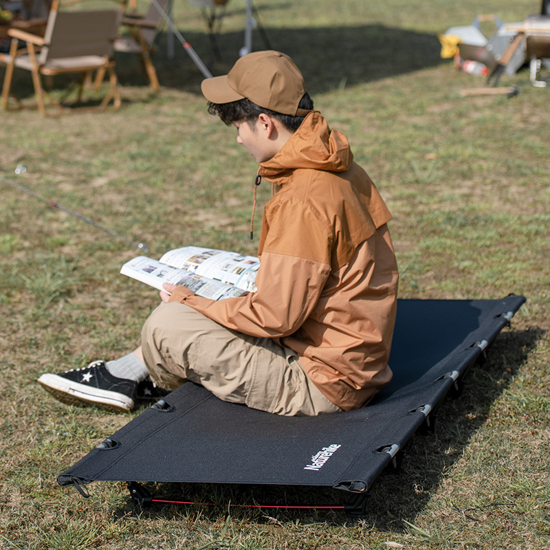 Ліжко складане Naturehike XJC05 NH20JJ001, Поліестер Oxford / алюміній, бежевий — 4