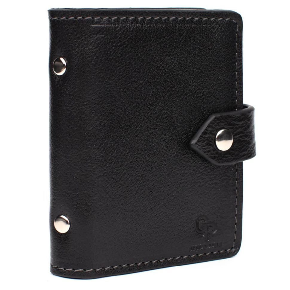 Кардхолдер CardCase чорна шкіра Grande Pelle 311410 — 3