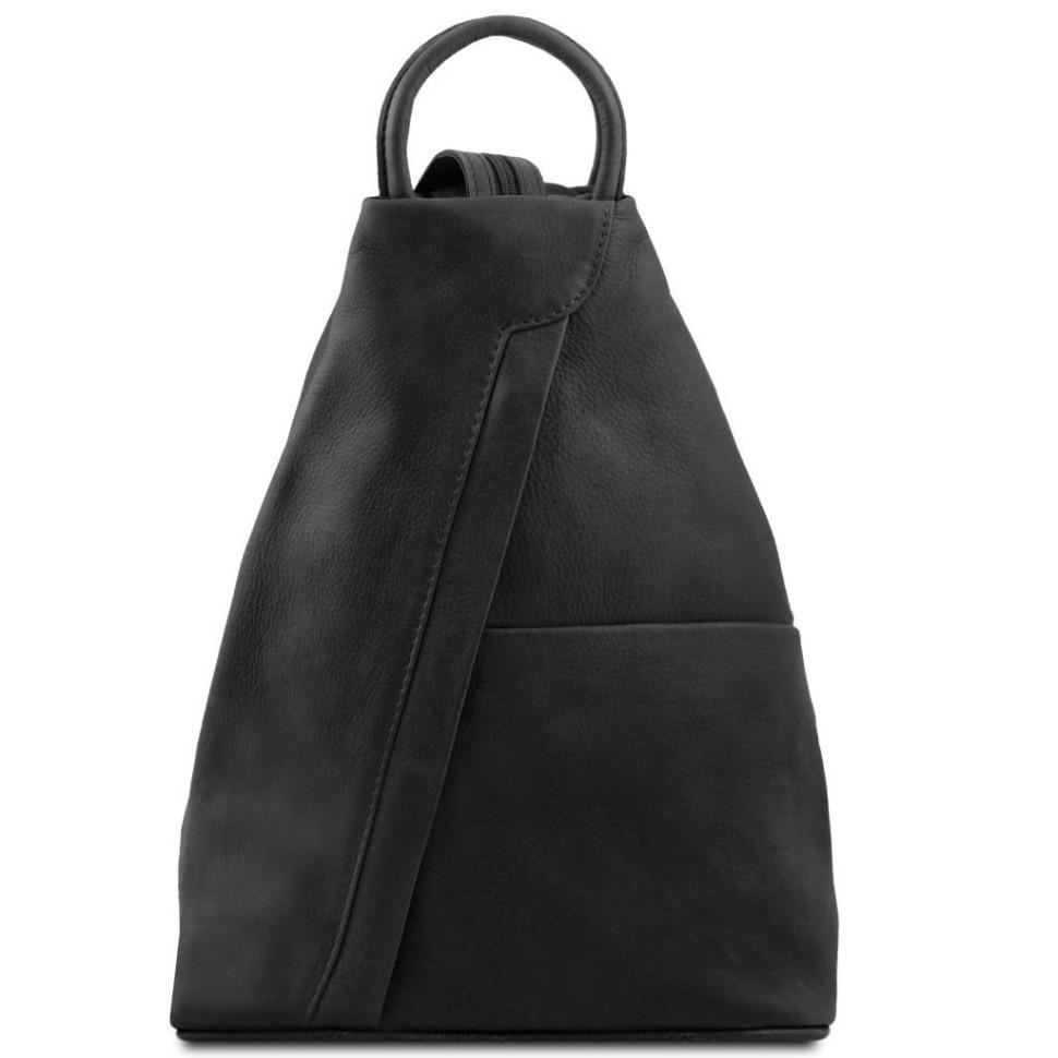 Шкіряний рюкзак Tuscany Leather Shanghai TL140963 (чорний)