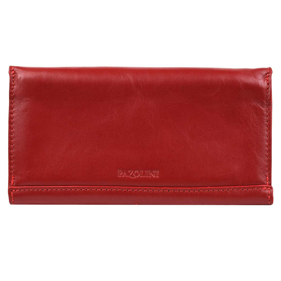 Жіночий шкіряний гаманець Pazolini CP3660 червоний — 3