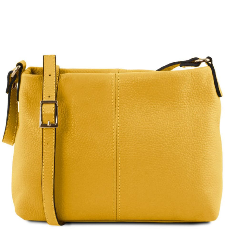 Жіноча шкіряна сумка через плече TL141720 Tuscany Leather (жовтий)