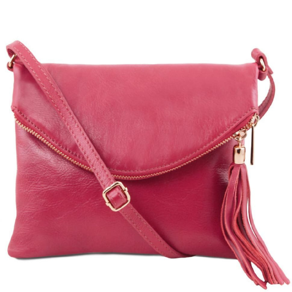 Жіноча шкіряна сумка Tuscany Leather Young Bag TL141153 (Magenta)