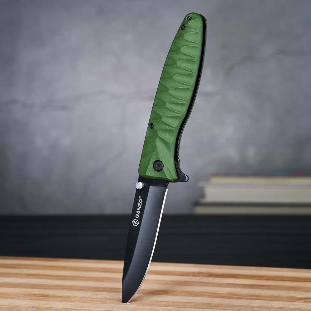 Ніж складаний Ganzo G620g-1 зелений — 3