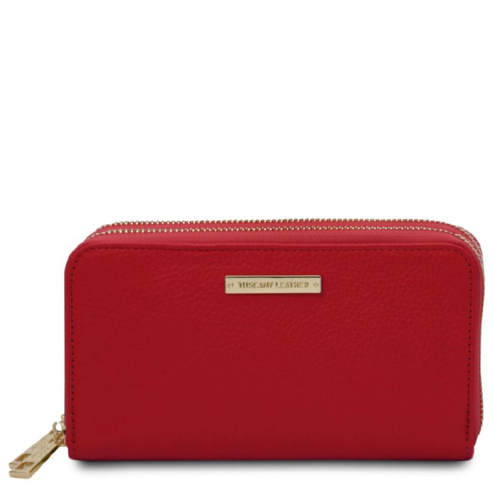 Жіночий клатч на два відділення Mira от Tuscany TL142331 (Lipstick Red)